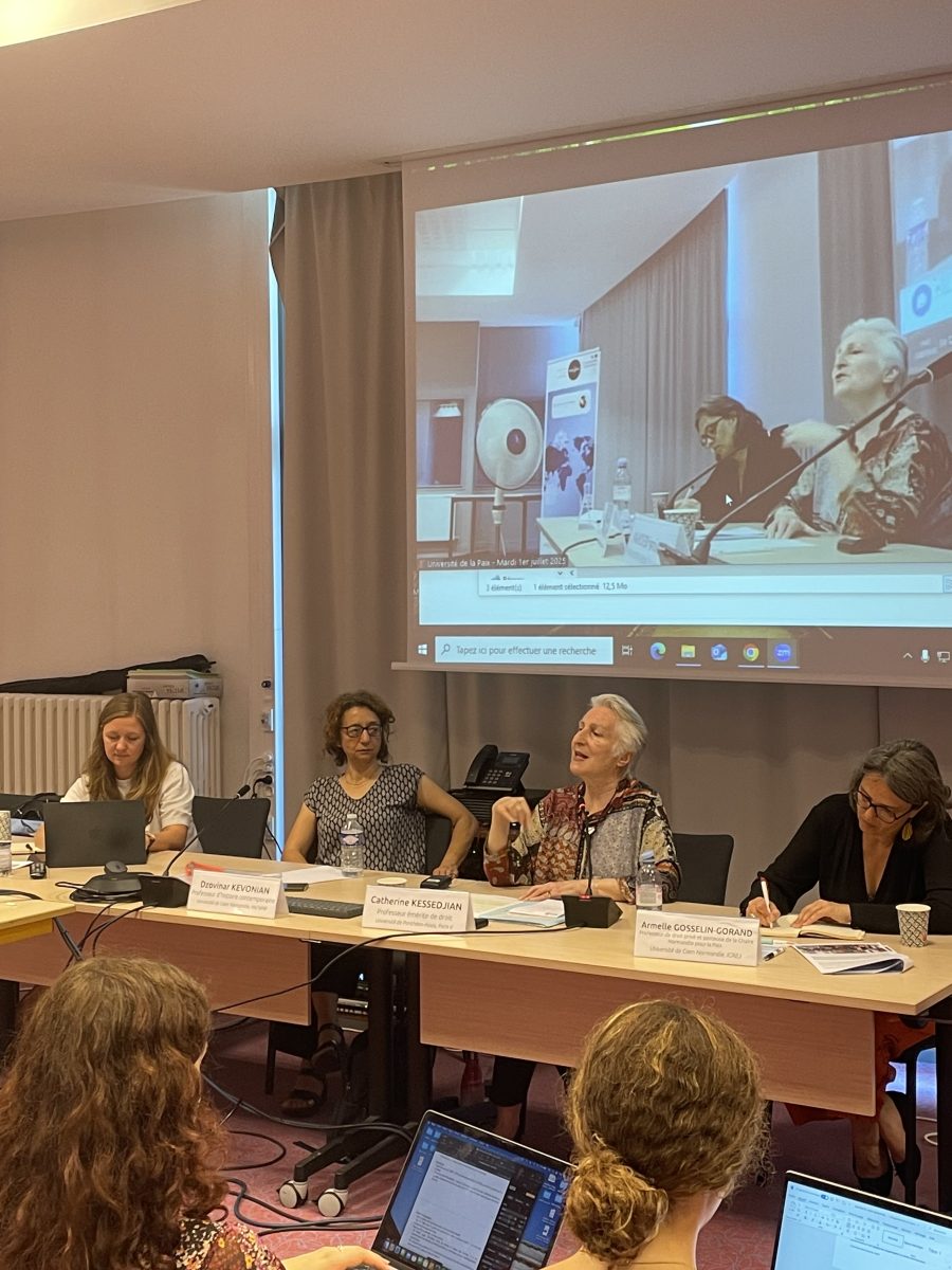 Fiona Schnell, Dzovinar Kevonian, Catherine Kessedjian, Armelle Gosselin-Gorand