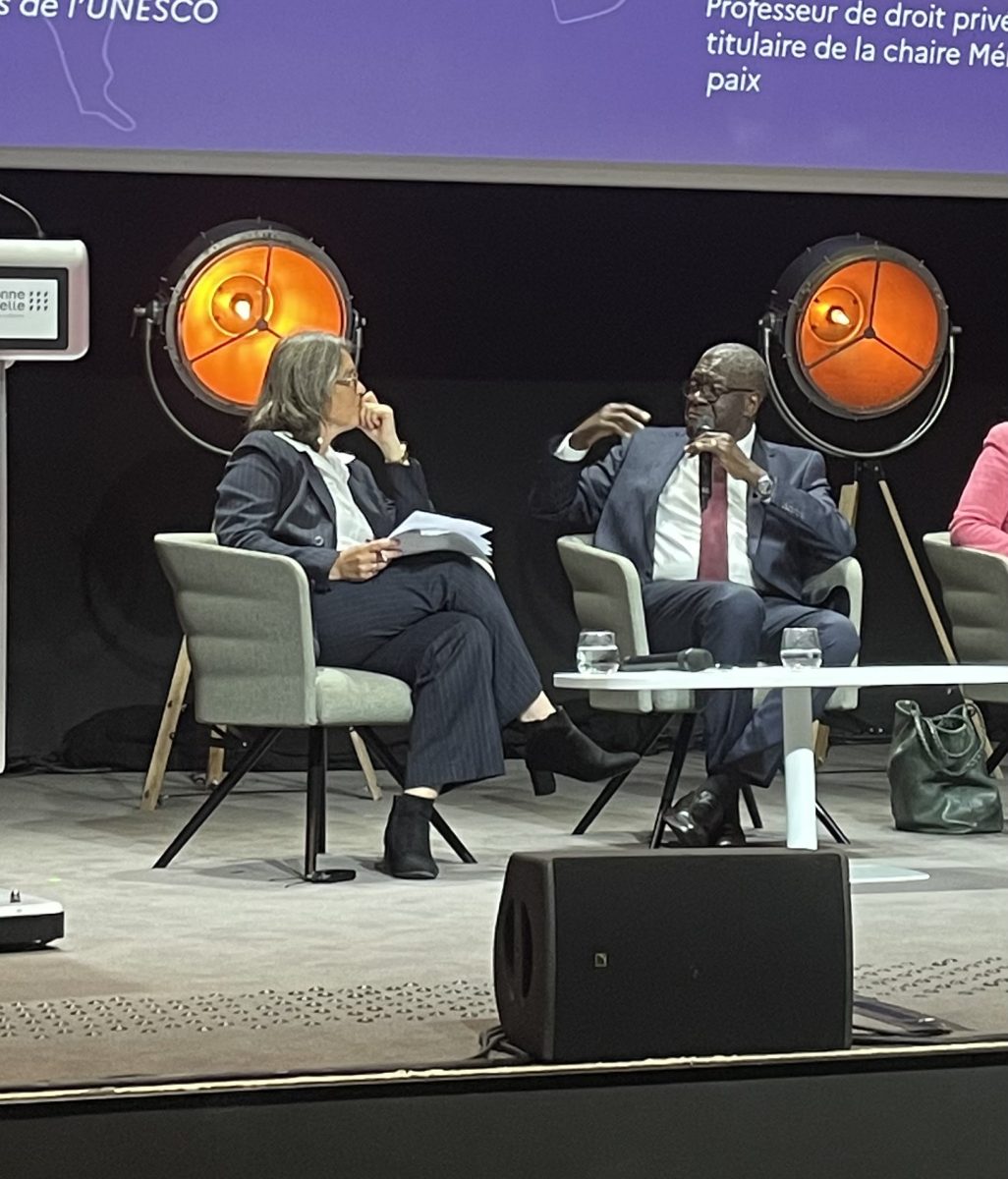 Armelle Gosselin-Gorand et Denis Mukwege