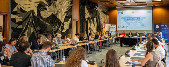 Inauguration officielle de la Chaire UNESCO « Mémoire et avenir de la paix »